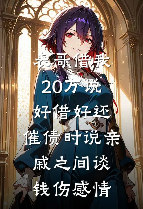 表哥借我20万说好借好还，催债时说亲戚之间谈钱伤感情