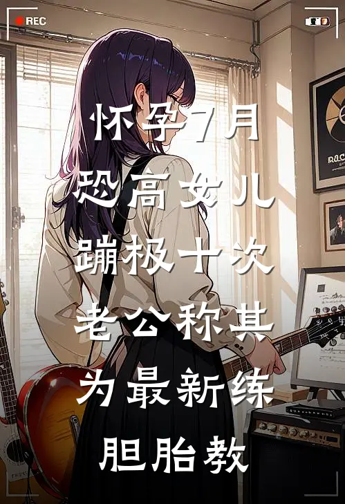 怀孕7月恐高女儿蹦极十次，老公称其为最新练胆胎教